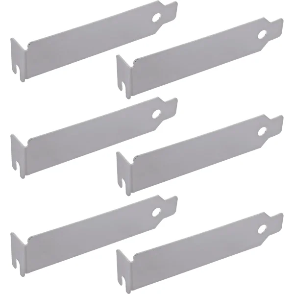InLine® Slotblenden-Set, PCI Low-Profile, Aluminium, 6 Stück