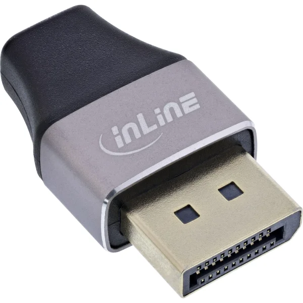 InLine® DisplayPort 1.4 Adapter, DP Stecker / Mini DP Buchse, 8K UHD