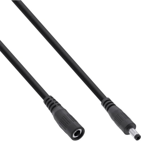 InLine® Verlängerungskabel, DC Stecker 4,0x1,7mm, schwarz, 3m