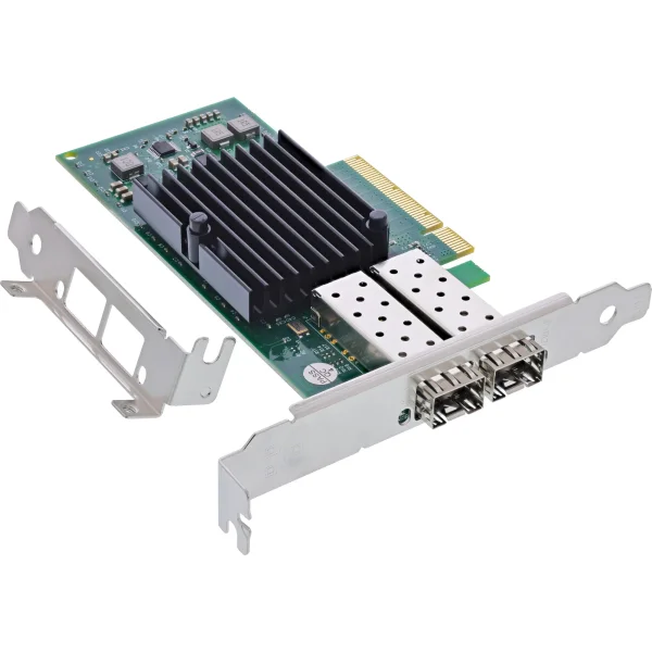 InLine® Dual 10-Gigabit Netzwerkkarte, 2x SFP+, PCIe x8