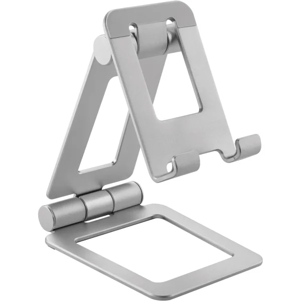 InLine® Smartphone & Tablet Halter, Aluminium, klappbar, bis 10 Zoll