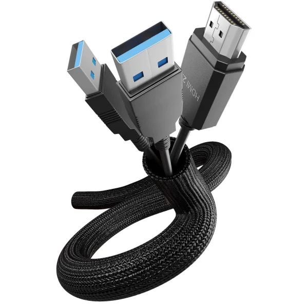 LABEL THE CABLE PRO Cable Tube flexibler Kabelschlauch, 10mm/25m, schwarz