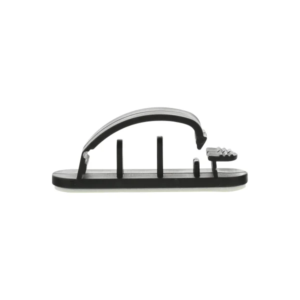 InLine® Kabelmanager, mit Klebesockel, 5,4cm, schwarz,10er Pack