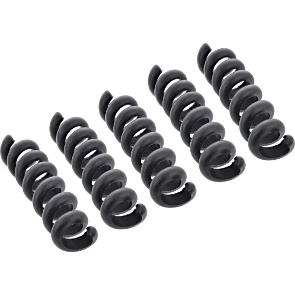 5er Pack InLine® Kabelspirale, Kabelmanager 1-fach, 65x30mm, schwarz