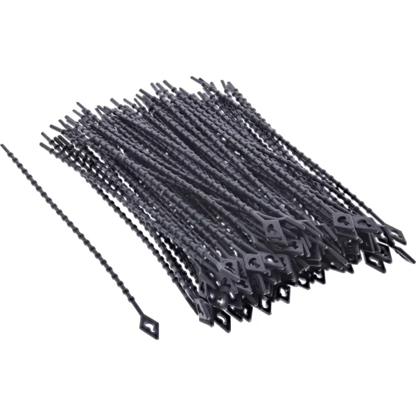 InLine® Kabelbinder Kugelbinder schwarz, Länge 150mm, 100 Stück