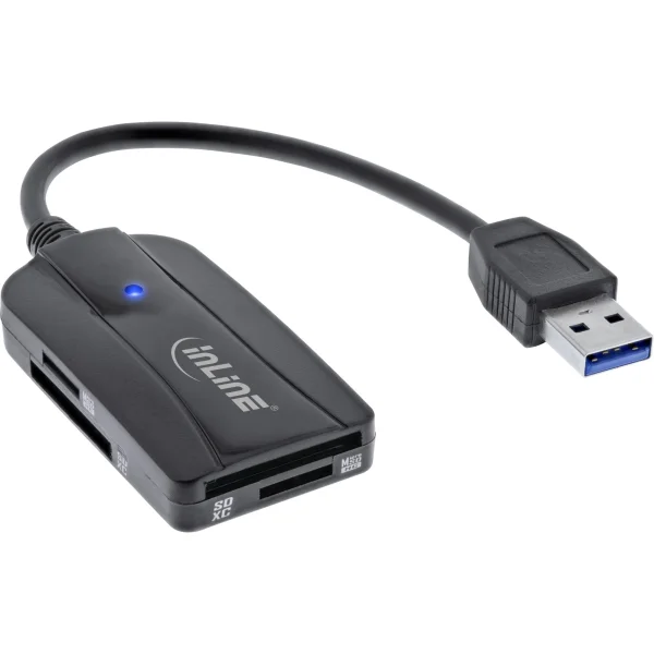 InLine® Card Reader, USB-A, USB 3.2 Gen.1, für SD und microSD