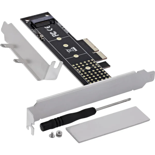 InLine® Schnittstellenkarte, PCIe x4 zu M.2 NVMe Key M (22110), Low-Profile