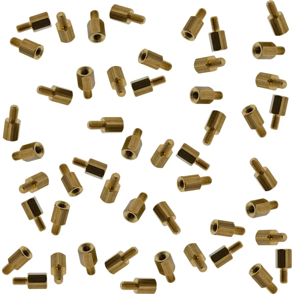 InLine® Abstandshalter Schraubenset, für Mainboards, metrisch, 50-teilig