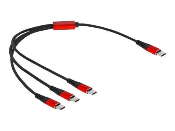 DELOCK USB Ladekabel 3in1 USB Type-C 30
