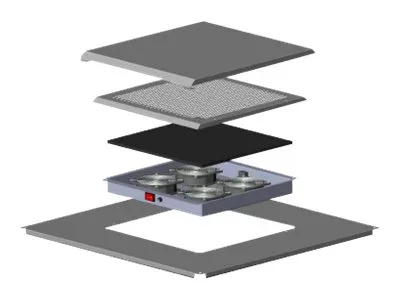 DIGITUS Dachlüftereinheit für IP55 600mm