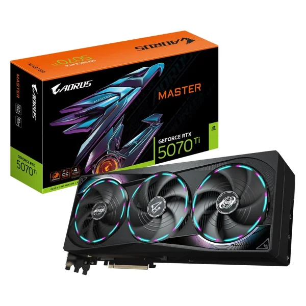 GIGA VGA 16GB RTX5070TI AORUS MASTER 16G 3xDP/HDMI AORUS GeForce RTX 5070 Ti MASTER 16G