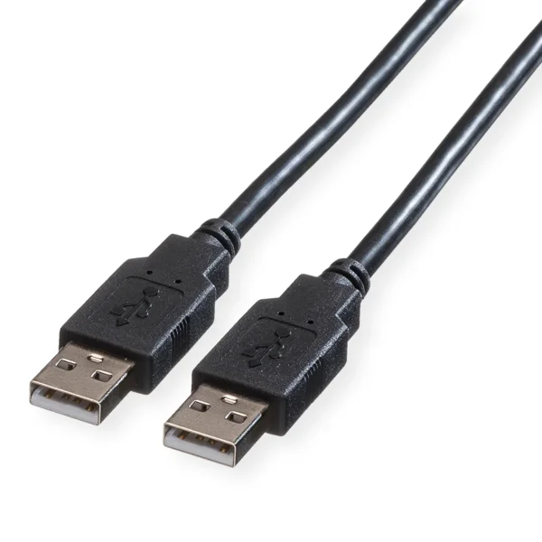 ROLINE USB 2.0 Kabel, Typ A-A, schwarz, 3 m