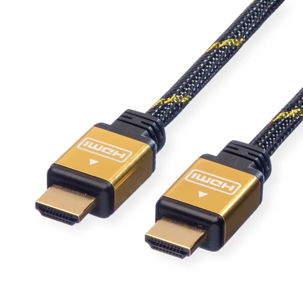 ROLINE GOLD HDMI High Speed Kabel mit Ethernet, 3 m