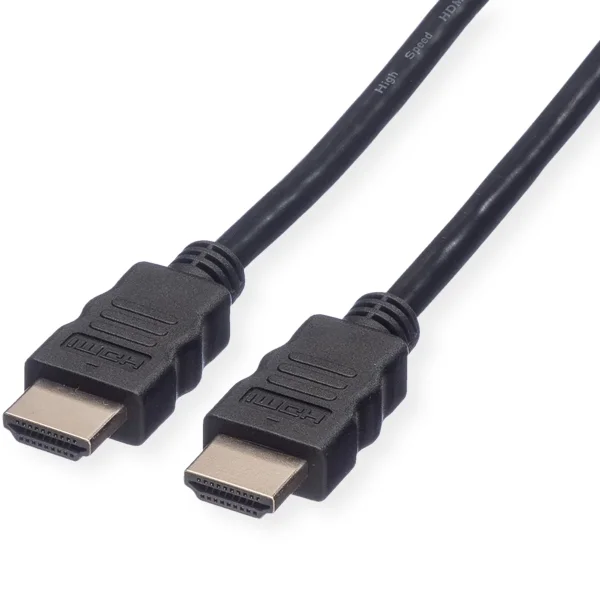 ROLINE HDMI High Speed Kabel mit Ethernet, schwarz, 3 m