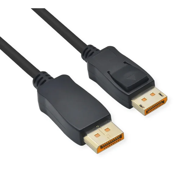 ROLINE DisplayPort Kabel, v2.1, 10K, DP ST - ST, schwarz, 3 m