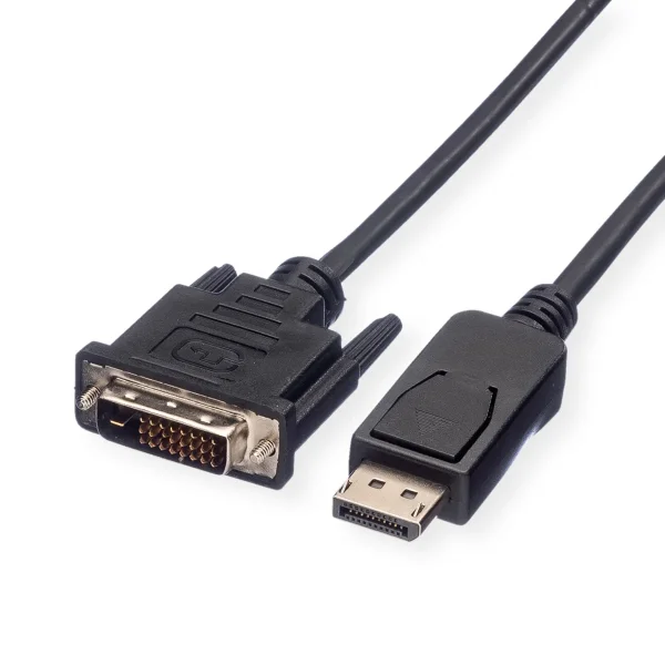 VALUE DisplayPort Kabel DP ST - DVI (24+1) ST, LSOH, schwarz, 1,5 m