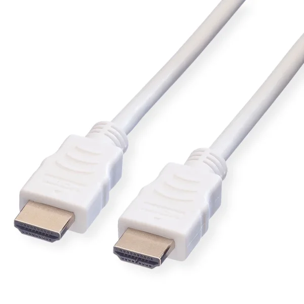 VALUE HDMI High Speed Kabel mit Ethernet, weiß, 10 m