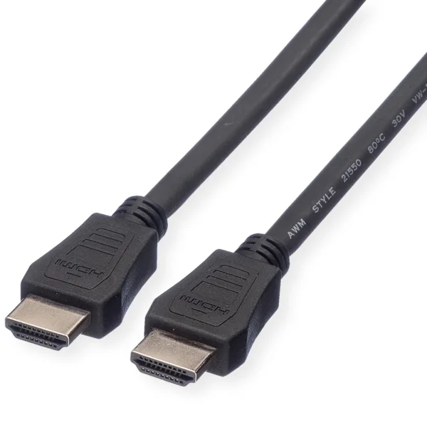 VALUE HDMI High Speed Kabel mit Ethernet, LSOH, schwarz, 2 m
