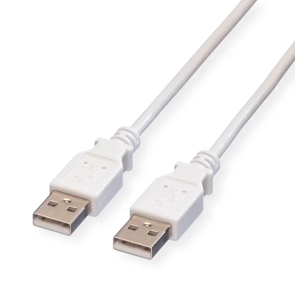 VALUE USB 2.0 Kabel, Typ A-A, weiß, 1,8 m
