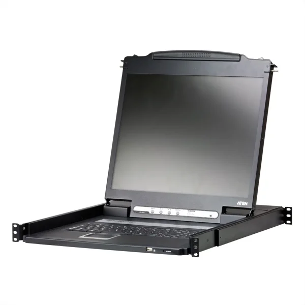 ATEN CL3000N KVM-Konsole, 48cm LCD, VGA, PS/2-USB, USB Port, UK-Layout