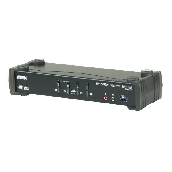 ATEN CS1924M 4-Port USB 3.0 4K DisplayPort MST KVM Switch