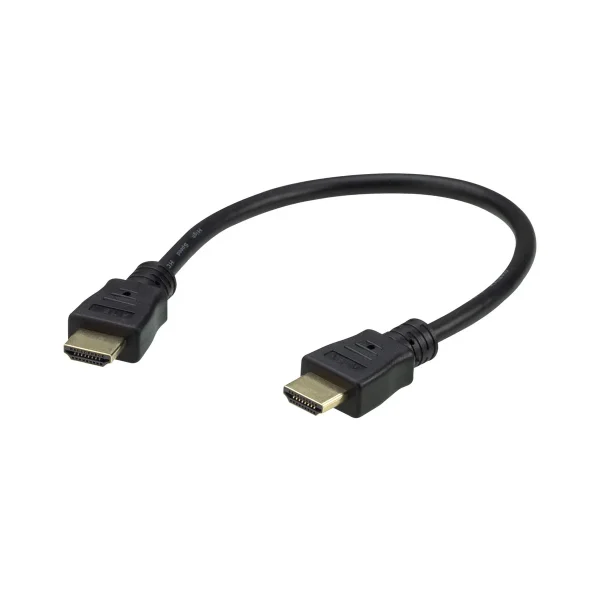 ATEN 2L-7DA3H High Speed True 4K HDMI Kabel mit Ethernet, schwarz, 0,3 m