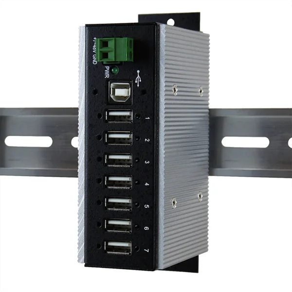 EXSYS EX-1177HMVS-WT 7 Port USB 2.0 HUB 15KV Surge Protection