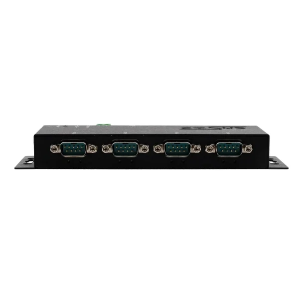 EXSYS EX-6124-2PoE Ethernet zu Seriell 4 x RS-232/422/485 mit 9 Pin Stecker PoE