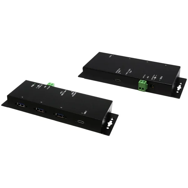 EXSYS EX-1191HMVS-PD 4-Port-USB-3.2 Gen 1 Metall HUB, mit USB-PD Aufladung