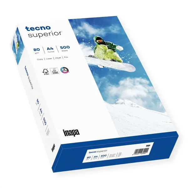 INAPA Business Paper, tecno Superior, A4, 500 Blatt, 80g