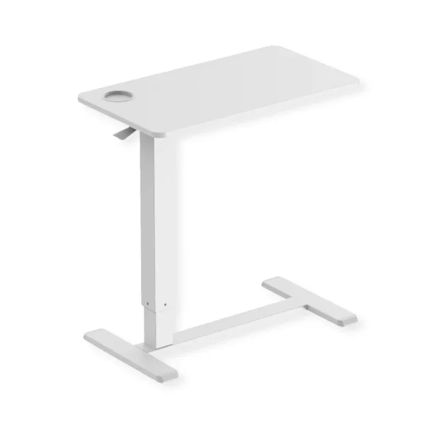 ROLINE Gasfeder-Beistelltisch, höhenverstellbar, weiß