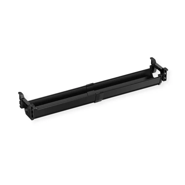 ROLINE Easy2Open Kabelkanal, Untertischmontage, schwarz, 85,8 cm