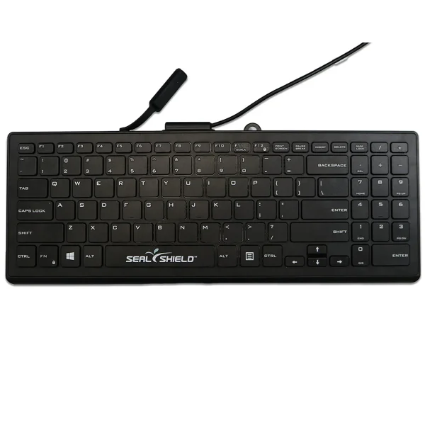 SEAL SHIELD Tastatur Cleanwipe Pro Black, SSKSV101PRO-DE