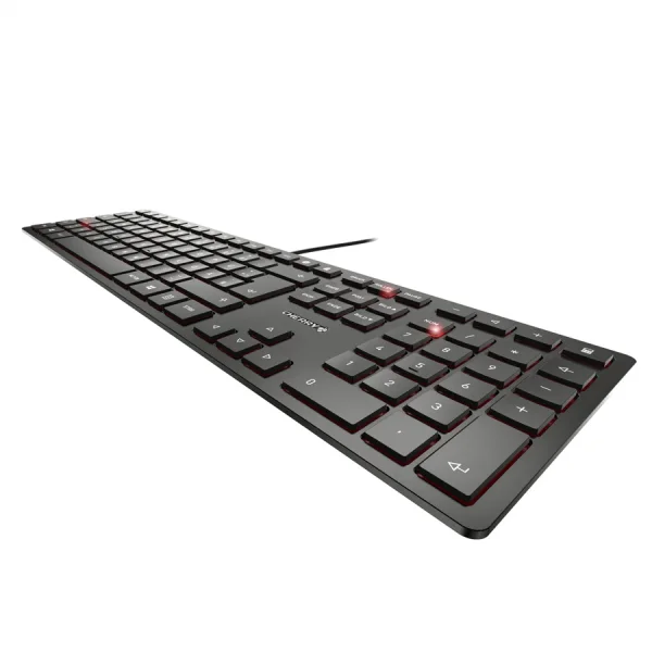 CHERRY Tastatur KC6000 SLIM Schwarz, JK-10680DE-2