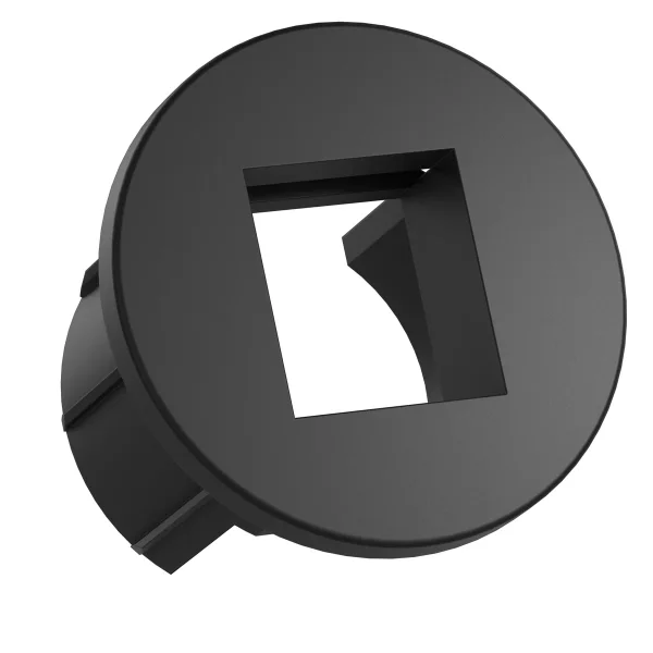 BACHMANN MINI PIX Kabeldurchführung, Ø28mm, schwarz