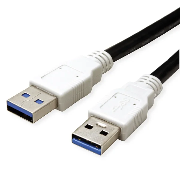 BACHMANN USB 3.0 Kabel A/A 1:1, schwarz, 1 m
