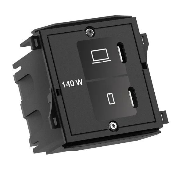 BACHMANN Custom Modul USB C/C/C Charger, mit Netzteil