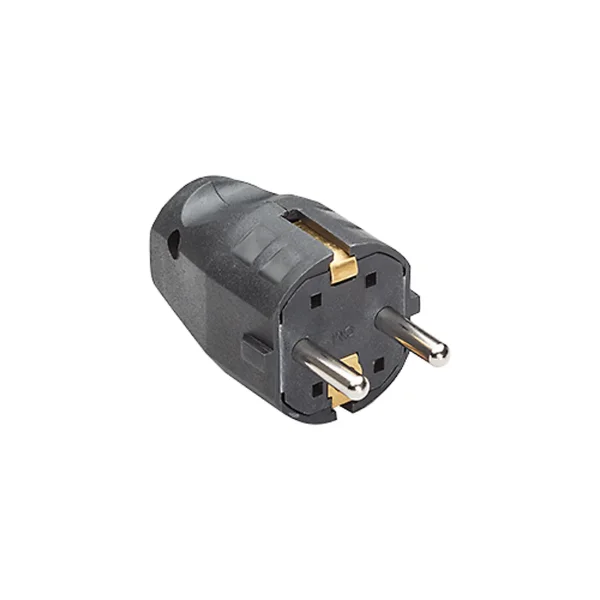 BACHMANN Montagestecker, für Zuleitung H03VV-F3G0,75-1,0-1,5mm, schwarz