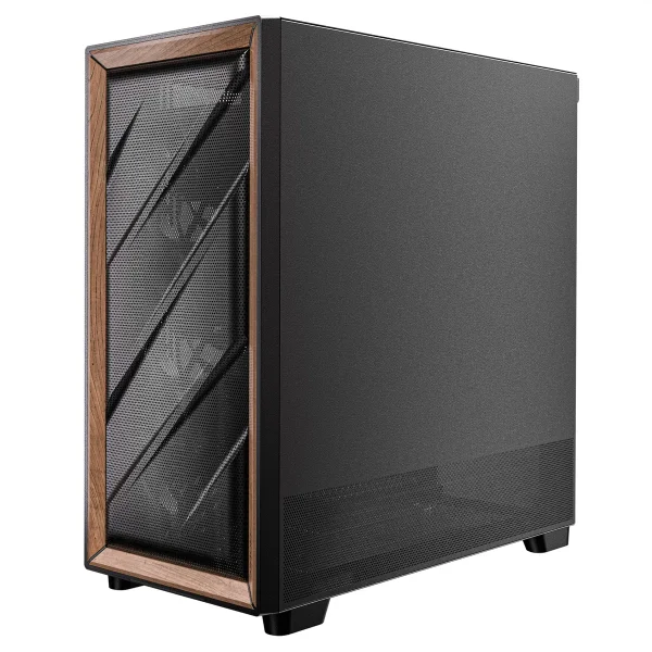 ANTEC FLUX PC Gehäuse Midi Tower Gaming ATX, schwarz