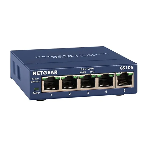 GS105 Desktop GigaBit Switch, 5x RJ-45