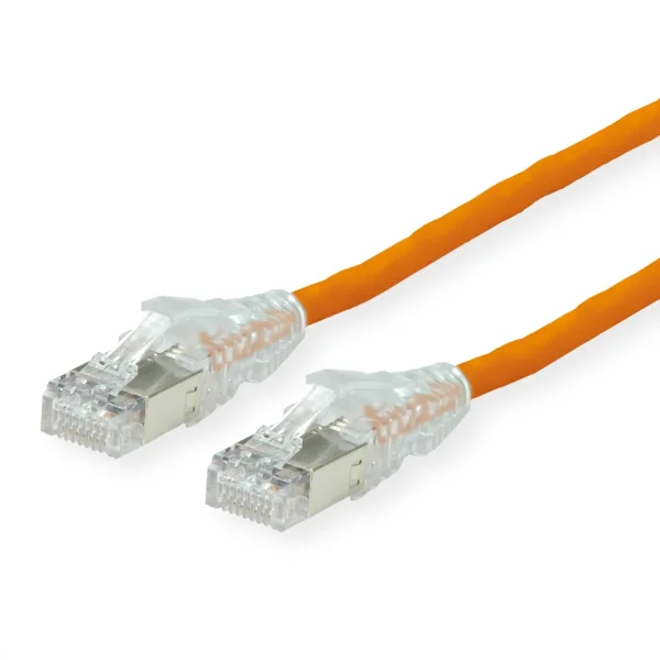 DÄTWYLER Patchkabel Cat.6A (Class EA) S/FTP, CU 7702 flex LSOH, AMP v2, orange, 2 m
