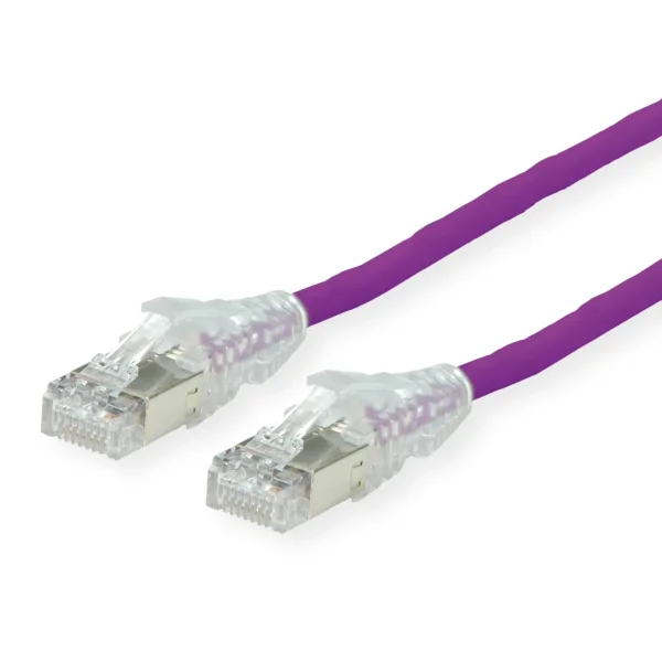 DÄTWYLER Patchkabel Cat.6A (Class EA) S/FTP, CU 7702 flex LSOH, AMP v2, violett, 5 m