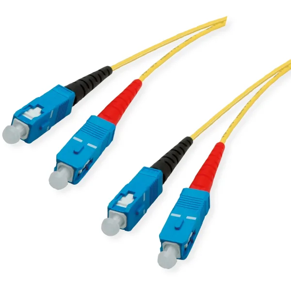 Quality LWL-Kabel Single Mode E9/125µm OS2, SC/SC, gelb, 3 m