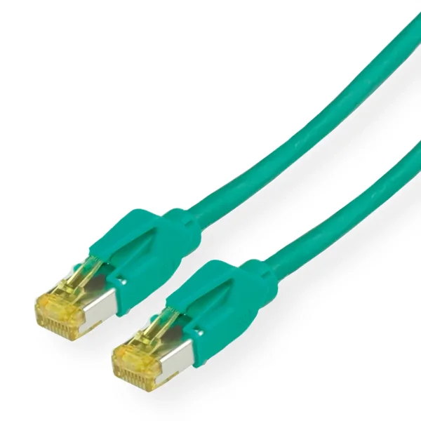 KERPEN Patchkabel Cat.6A (Class EA) S/F, MegaLine F6-90, HiRose TM31, LS0H, grün, 5 m