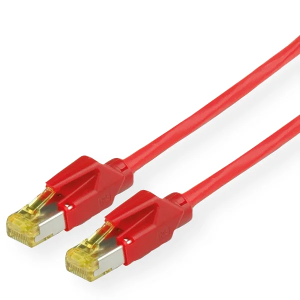 KERPEN Patchkabel Cat.6A (Class EA) S/F, MegaLine F6-90, HiRose TM31, LS0H, rot, 7 m