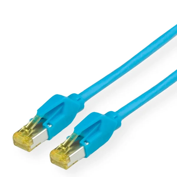 KERPEN Patchkabel Cat.6A (Class EA) S/F, MegaLine F6-90, HiRose TM31, LS0H, blau, 15 m