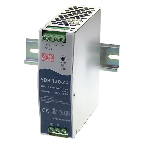 Mean Well SDR-120-24 Hutschienennetzteil 120W 24V DC