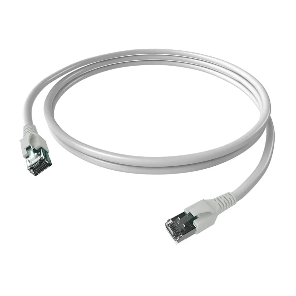 EasyLan FlexBoot Patchkabel Cat.6A, S/FTP, weiß, 1,5 m