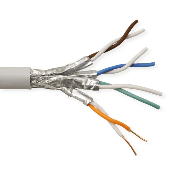 ROLINE S/FTP-(PiMF-) Kabel Cat.6 (Class E) Massivdraht, AWG 23, LSOH, 300m
