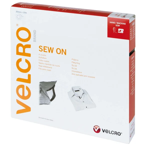 VELCRO® Klettband zum Aufnähen, Haken & Flausch 20mm x 10m Nato (640)